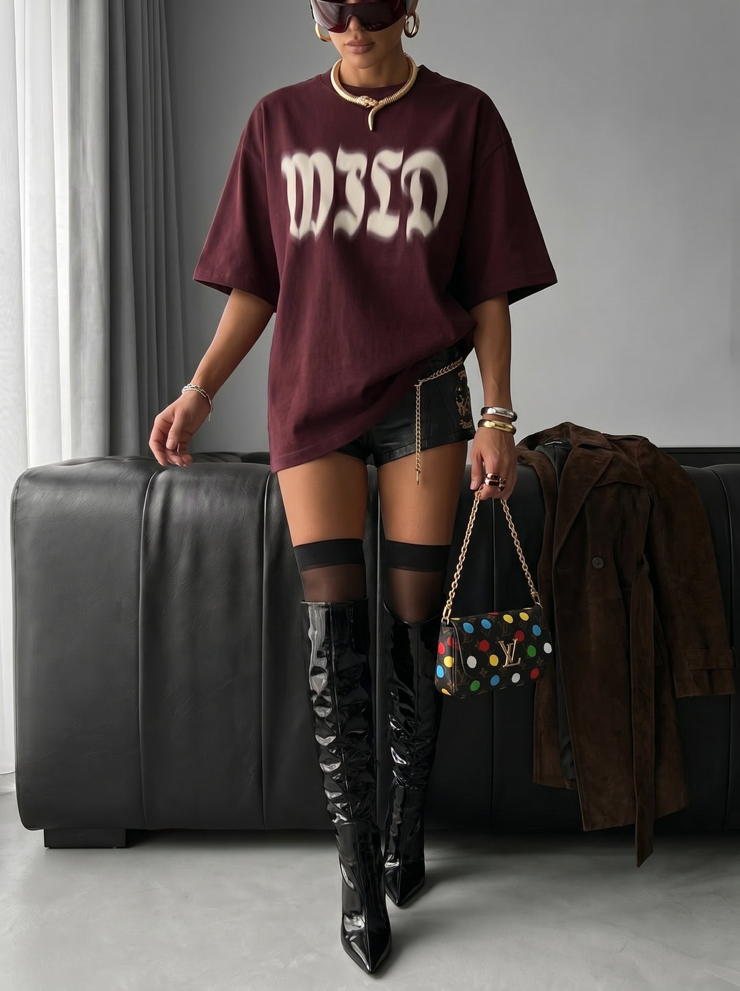 Oversize Wild T-shirt - Port Royale