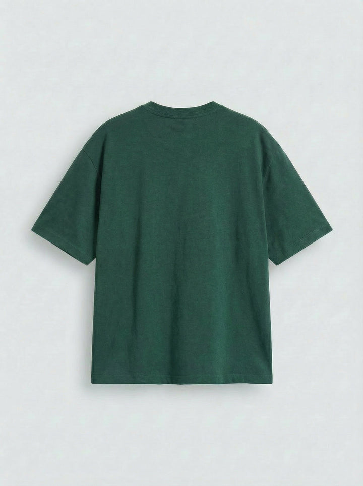 Oversize Basic T-Shirt - Petrol