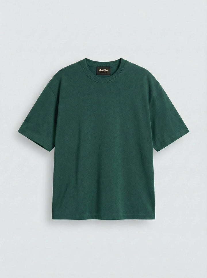 Oversize Basic T-Shirt - Petrol
