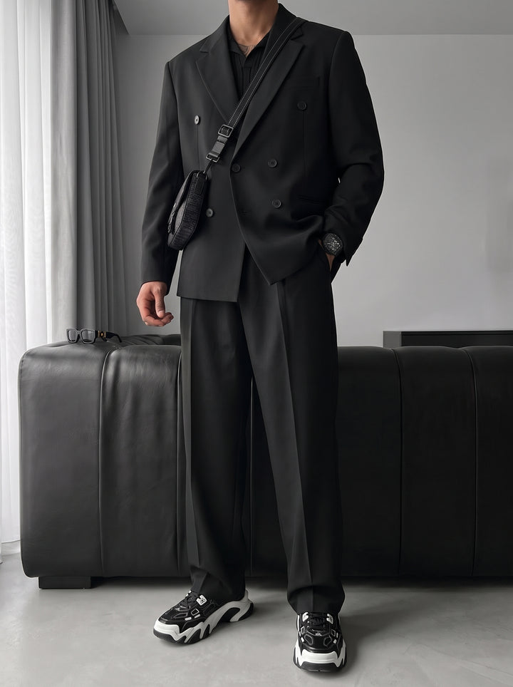 Oversize Tailored Suit - Black