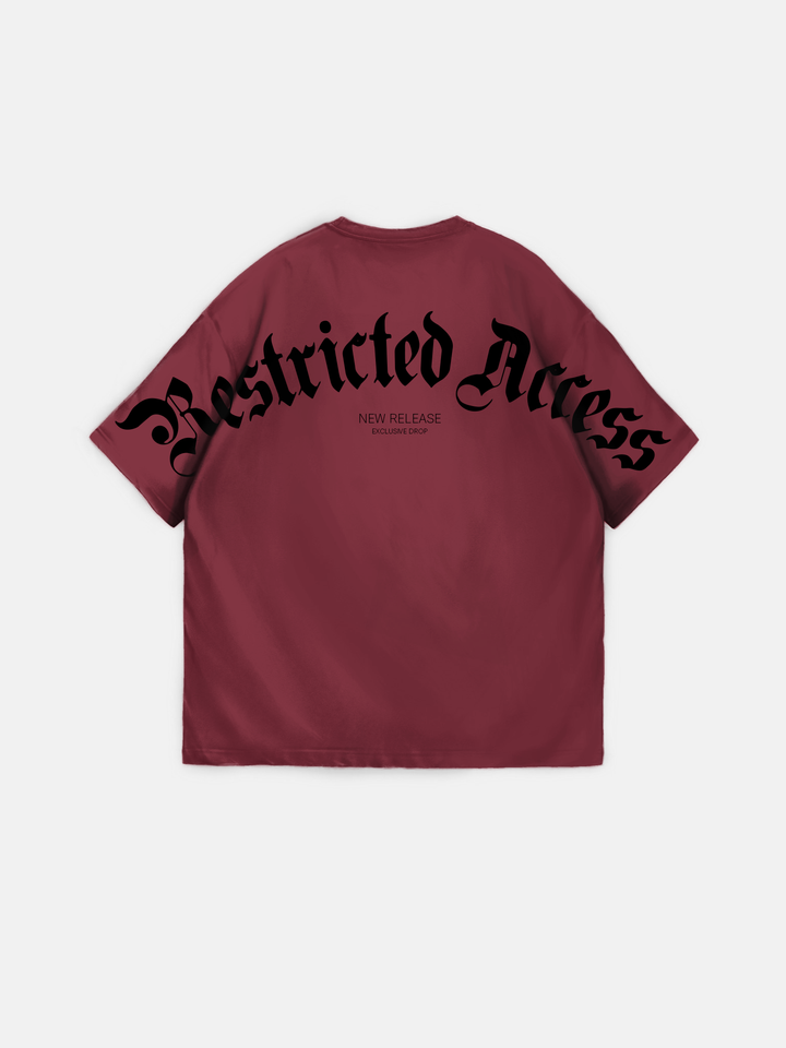 Oversize 'Restricted Access' T-Shirt - Port Royale